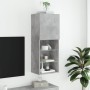 TV-Möbel mit LED-Lichtern in Betongrau, 40,5x30x102 cm. von , TV-Möbel - Ref: Foro24-837060, Preis: 59,14 €, Rabatt: %