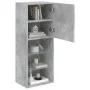 Mueble para TV con luces LED gris hormigón 40,5x30x102 cm de , Muebles TV - Ref: Foro24-837060, Precio: 56,99 €, Descuento: %