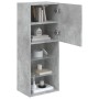 Mueble para TV con luces LED gris hormigón 40,5x30x102 cm by , TV Furniture - Ref: Foro24-837060, Price: 59,14 €, Discount: %