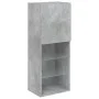Mueble para TV con luces LED gris hormigón 40,5x30x102 cm de , Muebles TV - Ref: Foro24-837060, Precio: 56,99 €, Descuento: %