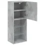 Mueble para TV con luces LED gris hormigón 40,5x30x102 cm de , Muebles TV - Ref: Foro24-837060, Precio: 56,99 €, Descuento: %