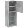 Mueble para TV con luces LED gris hormigón 40,5x30x102 cm by , TV Furniture - Ref: Foro24-837060, Price: 59,14 €, Discount: %