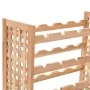 Botellero para 25 botellas madera maciza de nogal 63x25x73 cm de vidaXL, Botelleros - Ref: Foro24-247101, Precio: 62,61 €, De...