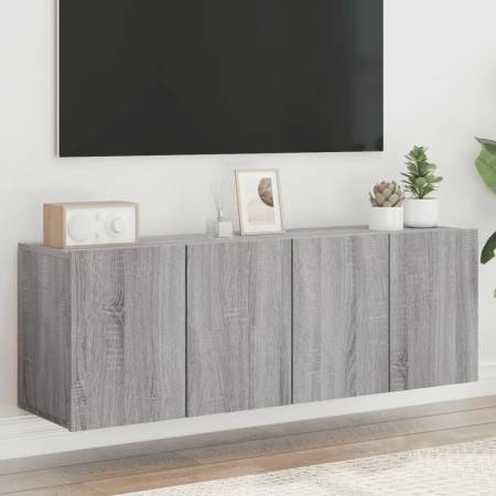 Wand-TV-Möbel, 2 Stück, Sonoma Grau, 60x30x41 cm. von , TV-Möbel - Ref: Foro24-836949, Preis: 63,51 €, Rabatt: %