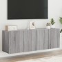 Wand-TV-Möbel, 2 Stück, Sonoma Grau, 60x30x41 cm. von , TV-Möbel - Ref: Foro24-836949, Preis: 63,51 €, Rabatt: %