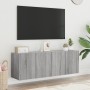 Wand-TV-Möbel, 2 Stück, Sonoma Grau, 60x30x41 cm. von , TV-Möbel - Ref: Foro24-836949, Preis: 63,51 €, Rabatt: %