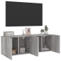 Wand-TV-Möbel, 2 Stück, Sonoma Grau, 60x30x41 cm. von , TV-Möbel - Ref: Foro24-836949, Preis: 63,51 €, Rabatt: %