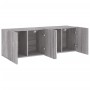 Wand-TV-Möbel, 2 Stück, Sonoma Grau, 60x30x41 cm. von , TV-Möbel - Ref: Foro24-836949, Preis: 63,51 €, Rabatt: %
