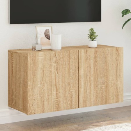 TV-Wandmöbel aus Sonoma-Eiche 80x30x41 cm von , TV-Möbel - Ref: Foro24-836956, Preis: 52,53 €, Rabatt: %