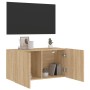 TV-Wandmöbel aus Sonoma-Eiche 80x30x41 cm von , TV-Möbel - Ref: Foro24-836956, Preis: 52,53 €, Rabatt: %
