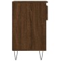 Mueble zapatero madera contrachapada roble marrón 102x36x60 cm en Zapateros y organizadores de calzado | Comprar online en Foro2