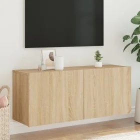 TV-Wandmöbel aus Sonoma-Eiche 100x30x41 cm von , TV-Möbel - Ref: Foro24-836968, Preis: 60,08 €, Rabatt: %