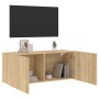 TV-Wandmöbel aus Sonoma-Eiche 100x30x41 cm von , TV-Möbel - Ref: Foro24-836968, Preis: 65,34 €, Rabatt: %