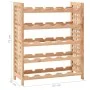 Botellero para 25 botellas madera maciza de nogal 63x25x73 cm de vidaXL, Botelleros - Ref: Foro24-247101, Precio: 62,61 €, De...