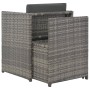 7-teiliges Garten-Essset und graue synthetische Rattankissen von vidaXL, Gartensets - Ref: Foro24-44721, Preis: 313,24 €, Rab...