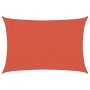 Toldo de vela HDPE terracota 160 g/m² 3x4,5 m