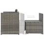 Set de comedor de jardín 7 pzs y cojines ratán sintético gris de vidaXL, Conjuntos de jardín - Ref: Foro24-44721, Precio: 309...