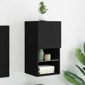 Fernsehmöbel mit LED-Lichtern in Schwarz 30,5x30x60 cm von , TV-Möbel - Ref: Foro24-836989, Preis: 42,94 €, Rabatt: %