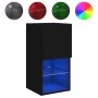Fernsehmöbel mit LED-Lichtern in Schwarz 30,5x30x60 cm von , TV-Möbel - Ref: Foro24-836989, Preis: 42,94 €, Rabatt: %