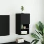 Fernsehmöbel mit LED-Lichtern in Schwarz 30,5x30x60 cm von , TV-Möbel - Ref: Foro24-836989, Preis: 42,94 €, Rabatt: %