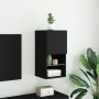 Mueble para TV con luces LED negro 30,5x30x60 cm de , Muebles TV - Ref: Foro24-836989, Precio: 45,00 €, Descuento: %