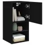 Fernsehmöbel mit LED-Lichtern in Schwarz 30,5x30x60 cm von , TV-Möbel - Ref: Foro24-836989, Preis: 42,94 €, Rabatt: %