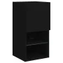 Fernsehmöbel mit LED-Lichtern in Schwarz 30,5x30x60 cm von , TV-Möbel - Ref: Foro24-836989, Preis: 42,94 €, Rabatt: %