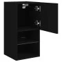 Fernsehmöbel mit LED-Lichtern in Schwarz 30,5x30x60 cm von , TV-Möbel - Ref: Foro24-836989, Preis: 42,94 €, Rabatt: %