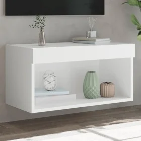 TV-Möbel mit LED-Lichtern in Weiß, 60x30x30 cm. von , TV-Möbel - Ref: Foro24-837127, Preis: 40,03 €, Rabatt: %