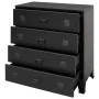 Kommode aus Metall im Industriestil, 78 x 40 x 93 cm, schwarz von vidaXL, Schubladen - Ref: Foro24-245963, Preis: 173,20 €, R...