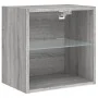 Wand-Nachttisch mit LED-Lichtern in Grau Sonoma von , TV-Möbel - Ref: Foro24-837074, Preis: 30,92 €, Rabatt: %