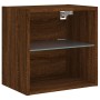 Wand-Nachttisch mit LED-Lichtern in brauner Eiche von , TV-Möbel - Ref: Foro24-837076, Preis: 37,16 €, Rabatt: %
