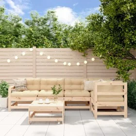 Gartenmöbel-Set 6-teilig aus massivem Kiefernholz von , Gartensets - Ref: Foro24-3186466, Preis: 296,16 €, Rabatt: %