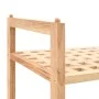 Solid walnut wood shoe rack 69x26x40 cm by vidaXL, Shoe racks and shoe organizers - Ref: Foro24-247102, Price: 33,98 €, Disco...