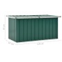 Grüne Garten-Aufbewahrungsbox 129 x 67 x 65 cm von , Aufbewahrungsboxen für den Außenbereich - Ref: Foro24-46261, Preis: 89,3...