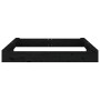 Sandbox with square seats in solid black pine wood by , sandboxes - Ref: Foro24-825041, Price: 72,87 €, Discount: %