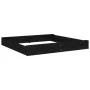 Sandbox with square seats in solid black pine wood by , sandboxes - Ref: Foro24-825041, Price: 72,39 €, Discount: %