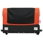 Black and orange iron bicycle trailer 45 kg by , Bicycle trailers - Ref: Foro24-94040, Price: 86,95 €, Discount: %