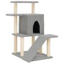 Katzenkratzbaum mit hellgrauen Sisalstämmen 97 cm von , Katzenmöbel - Ref: Foro24-172098, Preis: 53,43 €, Rabatt: %