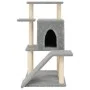 Katzenkratzbaum mit hellgrauen Sisalstämmen 97 cm von , Katzenmöbel - Ref: Foro24-172098, Preis: 52,61 €, Rabatt: %