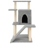 Katzenkratzbaum mit hellgrauen Sisalstämmen 97 cm von , Katzenmöbel - Ref: Foro24-172098, Preis: 53,43 €, Rabatt: %