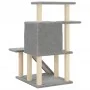 Katzenkratzbaum mit hellgrauen Sisalstämmen 97 cm von , Katzenmöbel - Ref: Foro24-172098, Preis: 52,61 €, Rabatt: %