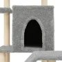 Katzenkratzbaum mit hellgrauen Sisalstämmen 97 cm von , Katzenmöbel - Ref: Foro24-172098, Preis: 52,61 €, Rabatt: %