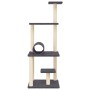 Katzenkratzbaum mit dunkelgrauen Sisalstämmen, 136 cm von , Katzenmöbel - Ref: Foro24-172093, Preis: 49,03 €, Rabatt: %