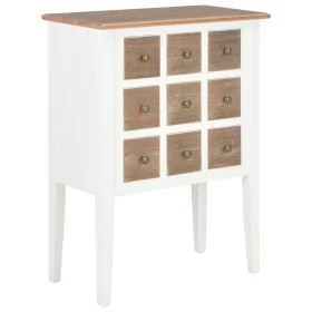 Aparador de madera maciza blanco 54x30x80 cm de vidaXL, Aparadores - Ref: Foro24-280075, Precio: 102,79 €, Descuento: %