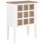 Weißes Massivholz-Sideboard 54x30x80 cm von vidaXL, Sideboards - Ref: Foro24-280075, Preis: 141,15 €, Rabatt: %
