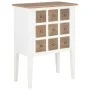 White solid wood sideboard 54x30x80 cm by vidaXL, Sideboards - Ref: Foro24-280075, Price: 102,79 €, Discount: %