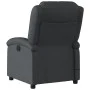 Black Genuine Leather Massage Recliner by , Armchairs - Ref: Foro24-371793, Price: 306,38 €, Discount: %