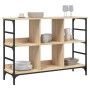 Aparador de madera de ingeniería roble Sonoma 102x32x73,5 cm