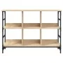 Sideboard aus Sonoma-Eichenholzwerkstoff, 102 x 32 x 73,5 cm von , Sideboards - Ref: Foro24-837723, Preis: 58,06 €, Rabatt: %